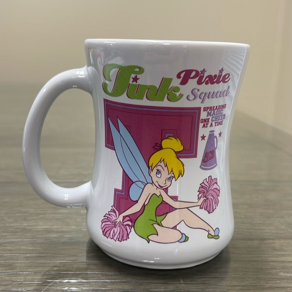 Disney Store Exclusive | Tink Pixie Squad Mug Cheerleader Tinker Bell Coffee Cup